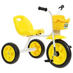 Велосипед трёхколёсный Лучик trike 4, цвет жёлтый