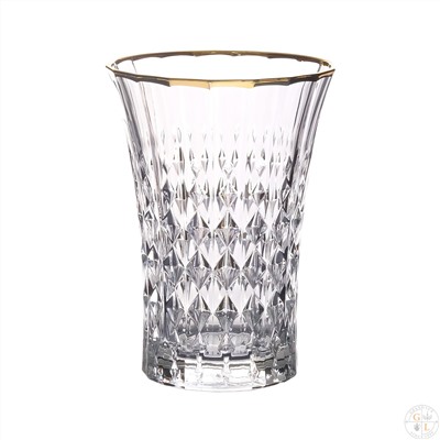 Набор стаканов для воды Lady Diamond золотая полоса 360 мл (6 шт)