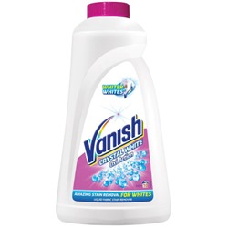 Жидкий пятновыводитель + отбеливатель для белого белья Vanish (Ваниш) Oxi Action, 1 л