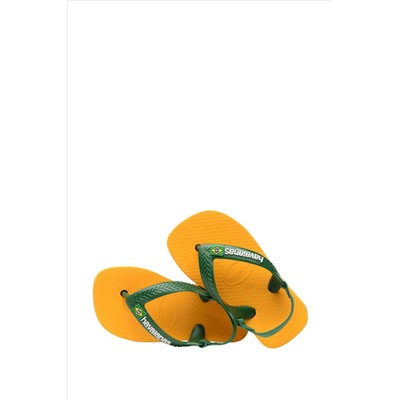 Havaianas Baby Yellow Brasil Logo II Sandals