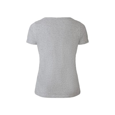esmara® Damen T-Shirt, 2 Stück, mit hohem Baumwollanteil