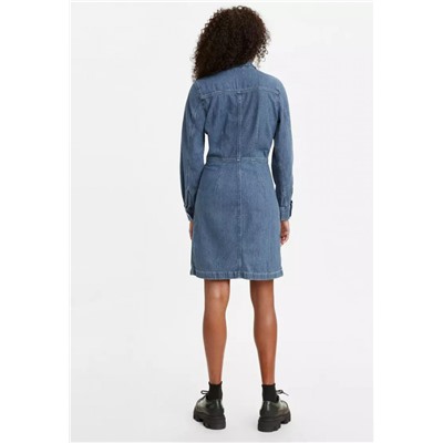 Платье женское ELLIE DENIM DRESS MID MARBLE X