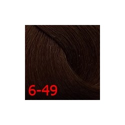 ДТ 6-49 стойкая крем-краска для волос Темный русый бежевый фиолетовый 60мл