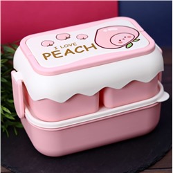 Ланчбокс «I love Peach», pink