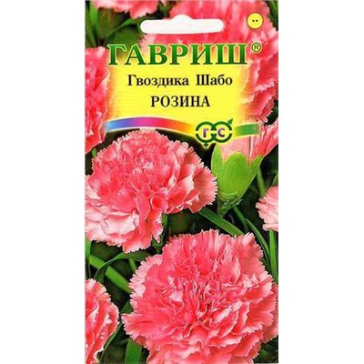 Гвоздика садовая Шабо Розина* 0,1 г (цена за 2 шт)