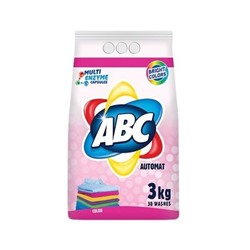 ABC Стиральный порошок Автомат Colors 3кг (6шт/короб)