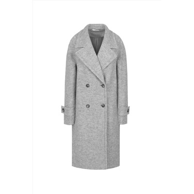 Пальто Elema 1-12047-2-164 серый меланж