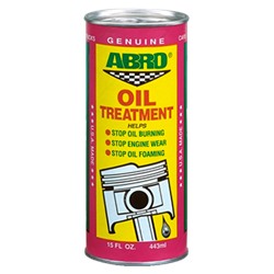 ABRO Присадка в масло мотор Oil Trteatment 443мл (метал.банка)