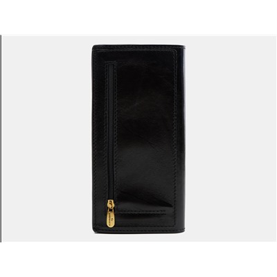 Черный кожаный кожаный аксессуар с росписью из натуральной кожи «KH003 Black Кот в очках»