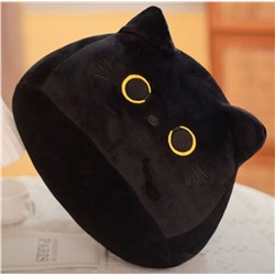 Мягкая игрушка Кошка подушка черная 45 см (арт. 6606/45)