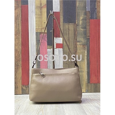 6052 khaki сумка Wifeore натуральная кожа 17x8x24