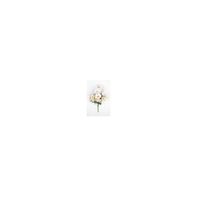 Искусственные цветы, Ветка в букете ромашка 7 веток (1010237)