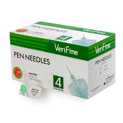Иглы Verifine для инсулин. шприц-ручка (0.23) 32G-4mm. №100