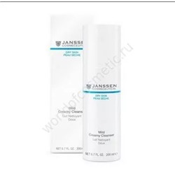Janssen Dry Skin 500 Mild Creamy Cleanser Очищающая эмульсия, 200 мл
