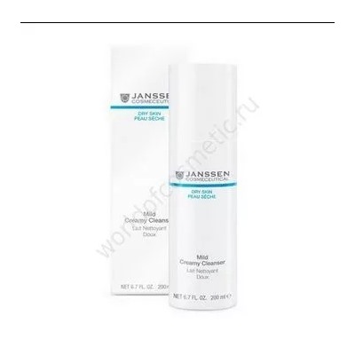 Janssen Dry Skin 500 Mild Creamy Cleanser Очищающая эмульсия, 200 мл
