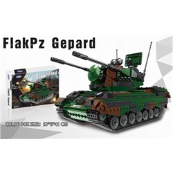 Конструктор XingBao "Танк Gepard Flakpanzer " 1352 дет. в коробке 57х8х41 см