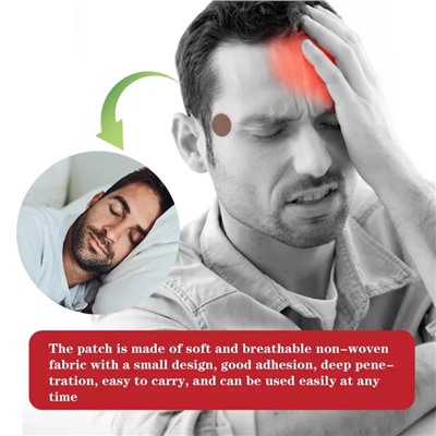 Пластырь для снятия головной боли Headache Relief Patch 10шт