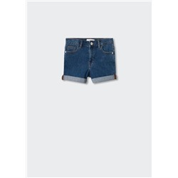 Short denim bajo vuelto -  Niña | MANGO OUTLET España