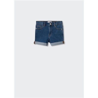 Short denim bajo vuelto -  Niña | MANGO OUTLET España