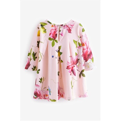 Baker by Ted Baker Pink Floral Jersey Dress