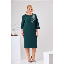 Платье Romanovich Style 1-2426 темно-зеленый
