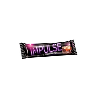Вафли «Impulse» с мягкой карамелью в глазури, 16 г