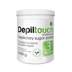 Сахарная паста для депиляции Medium (Средняя 3), 1600 гр, бренд - Depiltouch Professional