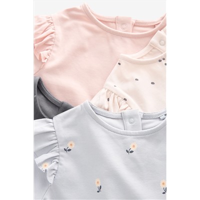 Baby Long Sleeve Tops 4 Pack