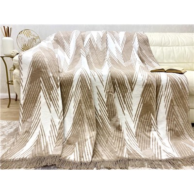 Плед cotton Rajtex 200*220 Круиз бежевый 21117b