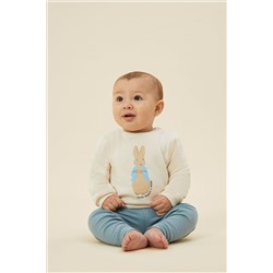 MORI Cream Peter Rabbit Placement Print Sweatshirt