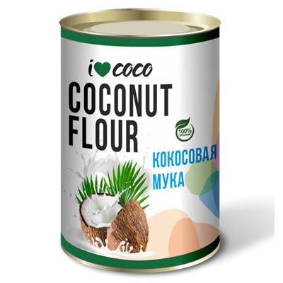 Мука кокосовая I❤COCO, органика,  Шри-Ланка, 500г.