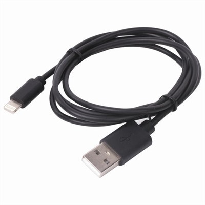 Кабель USB 2.0-Lightning, 1 м, SONNEN, медь, для передачи данных и зарядки iPhone/iPad, 513116