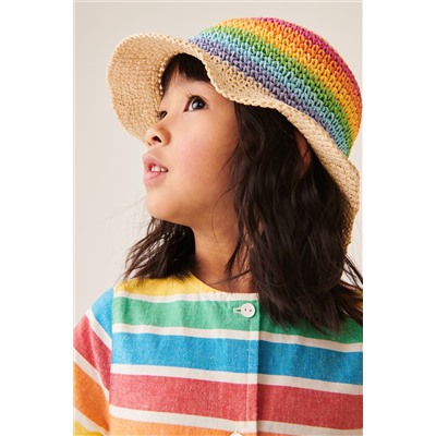 Little Bird by Jools Oliver Rainbow Straw Hat