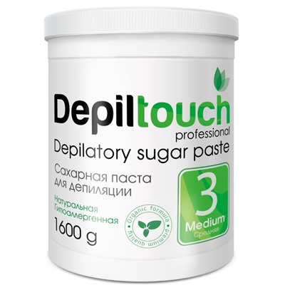 Depiltouch Сахарная паста для депиляции №3 Средняя 1600г