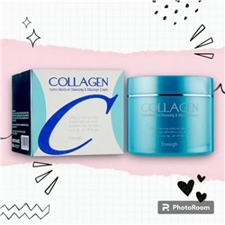 [Enough] Увлажняющий очищающий массажный крем коллаген Collagen hydro moisture cleansing 300 мл.