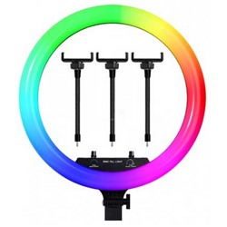Кольцевая лампа для фото MJ18 18" (46см) с пультом RGB
