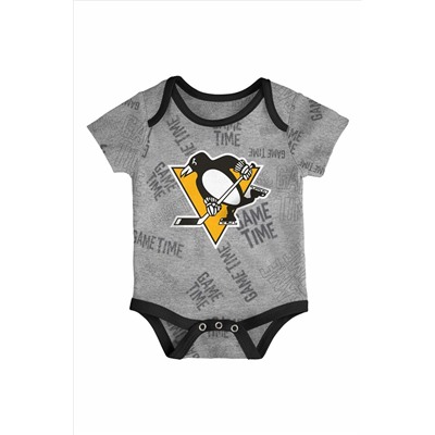 Fanatics NHL Pittsburgh Penguins 3 Piece Game Time Bodysuit