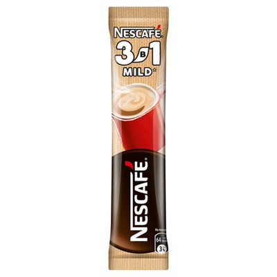 Кофе растворимый порционный NESCAFE "3 в 1 Мягкий", КОМПЛЕКТ 20 пакетиков по 14,5 г, 12460876