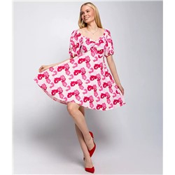 Платье #КТ6605, розовый