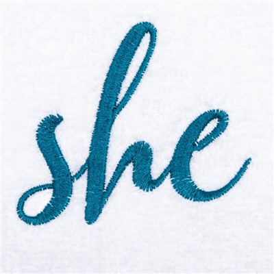 Набор полотенец "She & He" 35х50 см-2 шт, 100% хлопок, 350 г/м2