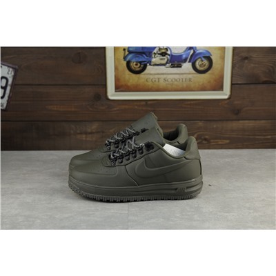 Найк Lunar Force 1 Duckboot Low ‘Sequoia’ из натуральной кожи