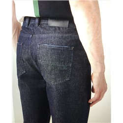 52 р-р Темно-синие джинсовые брюки стандартного кроя из 100% хлопка, Бренд Avva, Размер 33