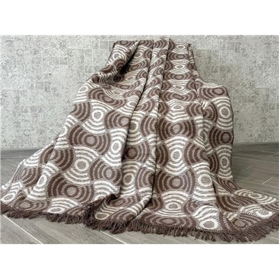 Плед cotton Rajtex 200*220 Шоколад 17407a