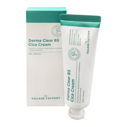 VILLAGE 11 FACTORY Derma Clear B5 Cica Cream Увлажняющий питательный крем-гель 50мл