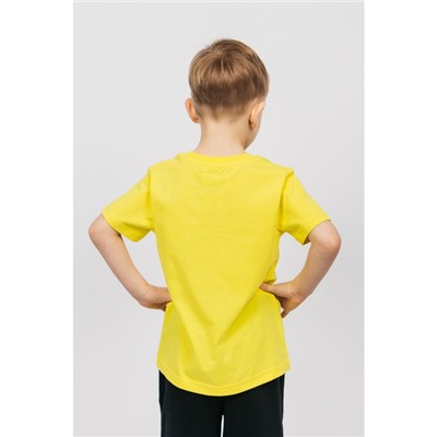 Футболка для мальчика, рост 122 см, цвет жёлтый