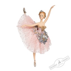 Балерина Арабеск нежная роза 11х7х16,5 см