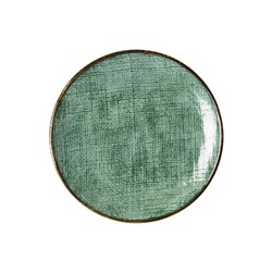 Тарелка 22 см, зеленая