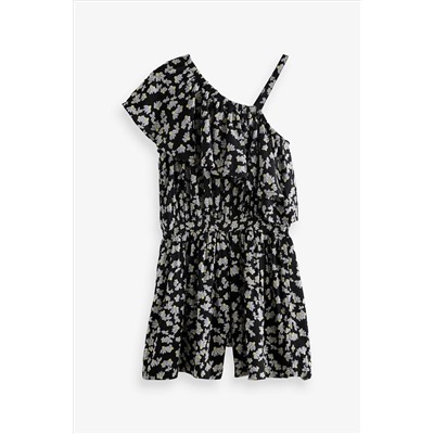 Asymmetric Frill Playsuit (3-16yrs)