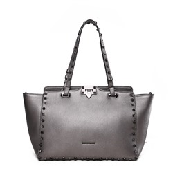 Женская сумка Mironpan арт.80915 Темное серебро