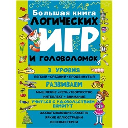 Большая книга логических игр и головоломок Гордиенко Н.
